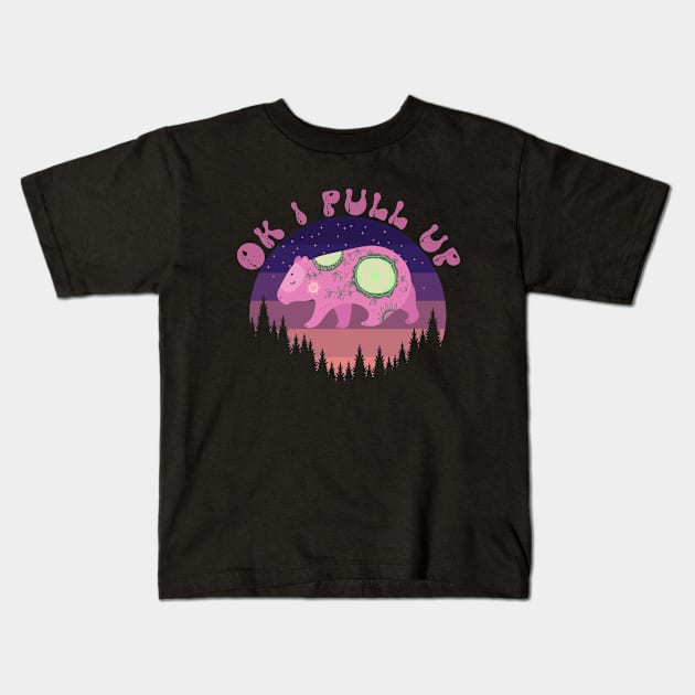 Ok I pull up Capybara Kids T-Shirt by Myartstor 